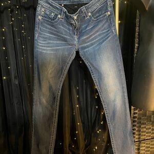 Miss Me Champagne Skinny Jeans